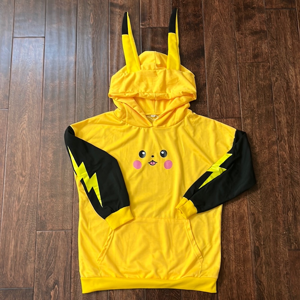 Brand New lightweight Pikachu hoodie.